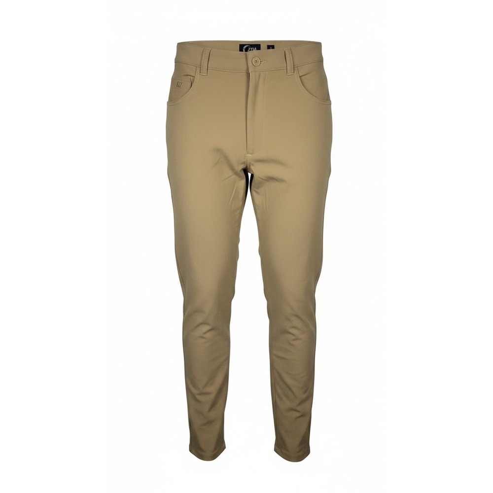 ZYIA Active Men's Small 30" Khaki Office Chino Stretch Performance Pants NEW